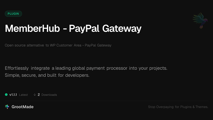MemberHub - PayPal Gateway