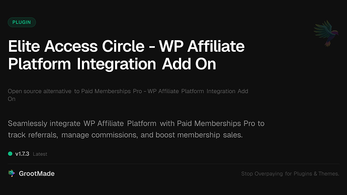 Elite Access Circle - WP Affiliate Platform Integration Add On