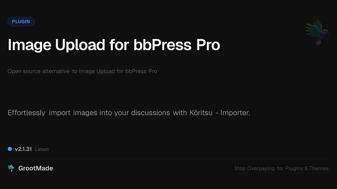 Image Upload for bbPress Pro