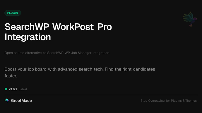 SearchWP WorkPost Pro Integration