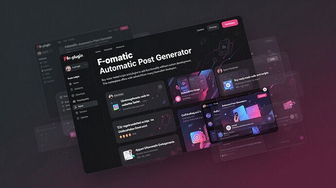 F-omatic Automatic Post Generator