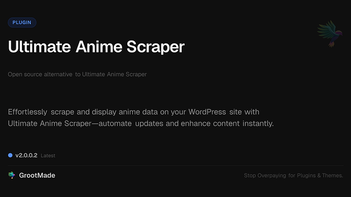 Ultimate Anime Scraper