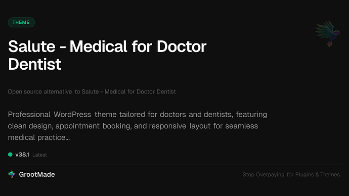 Salute - Medical for Doctor Dentist