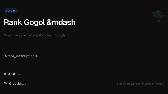 Rank Gogol  German Power Words