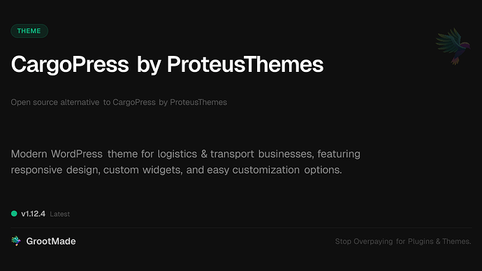 CargoPress by ProteusThemes
