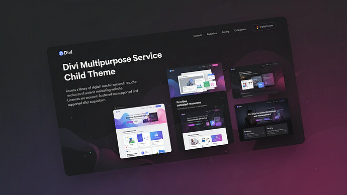 Divi Multipurpose Service Child Theme