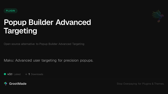 Popup Builder Advanced Targeting