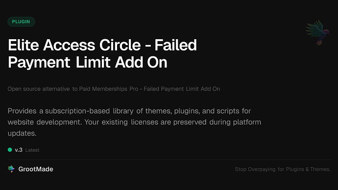 Elite Access Circle - Failed Payment Limit Add On