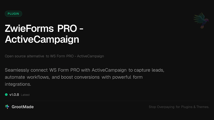 ZwieForms PRO - ActiveCampaign