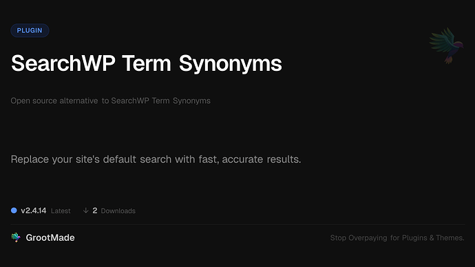 SearchWP Term Synonyms