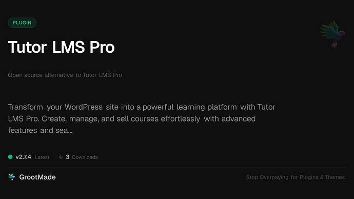 Tutor LMS Pro
