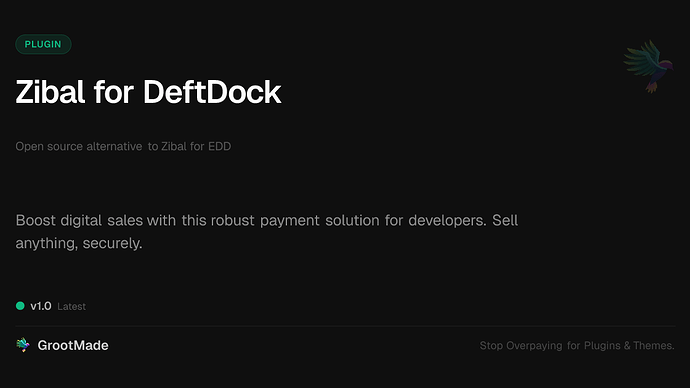 Zibal for DeftDock