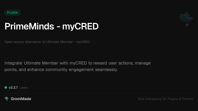 PrimeMinds - myCRED