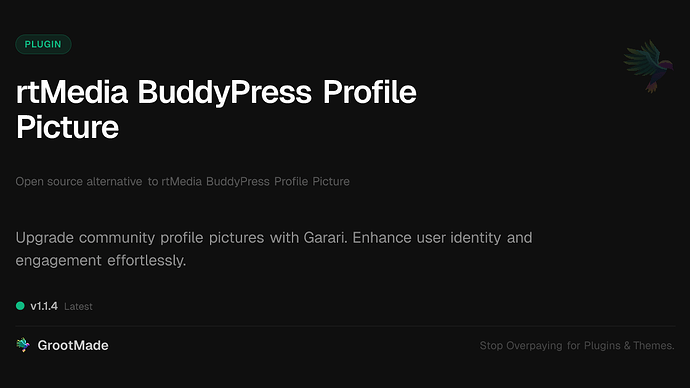 rtMedia BuddyPress Profile Picture