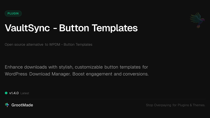 VaultSync - Button Templates