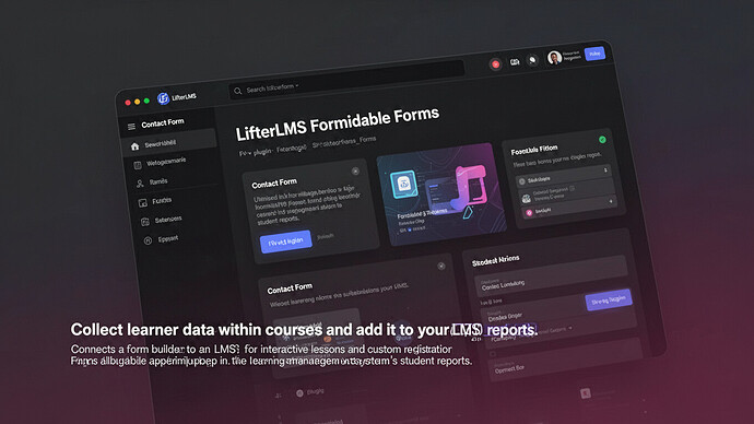 LifterLMS Formidable Forms