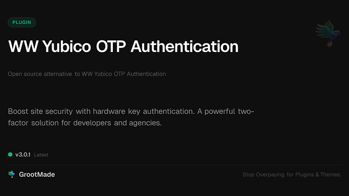 WW Yubico OTP Authentication