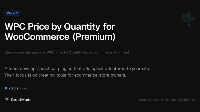 WPC Price by Quantity for WooCommerce (Premium)
