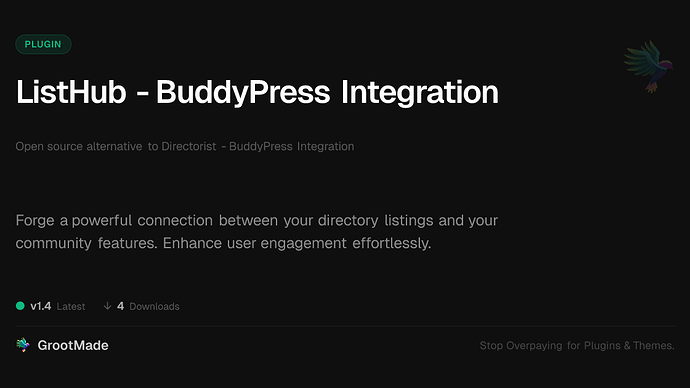 ListHub - BuddyPress Integration
