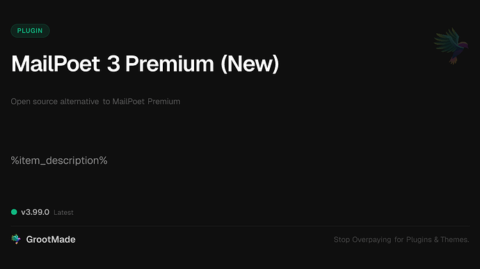 MailPoet 3 Premium (New)