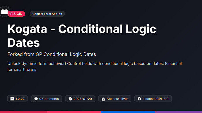 GP Conditional Logic Dates