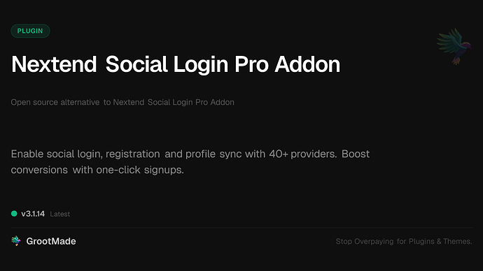 Nextend Social Login Pro Addon