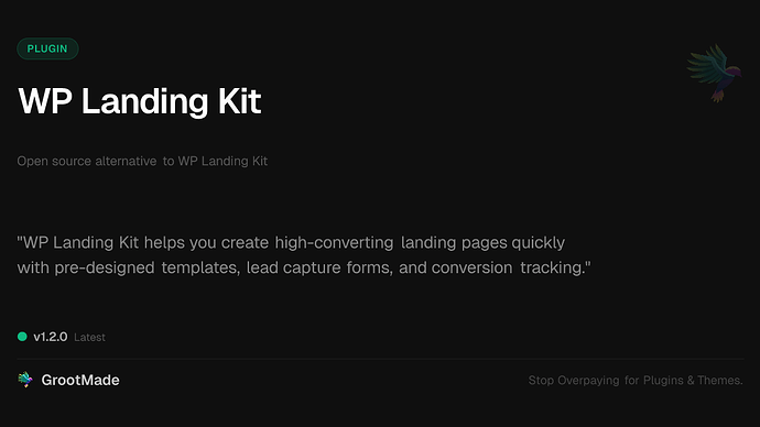 WP Landing Kit