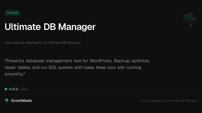 Ultimate DB Manager