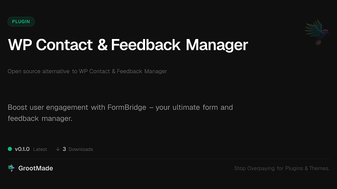WP Contact & Feedback Manager
