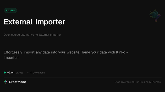External Importer