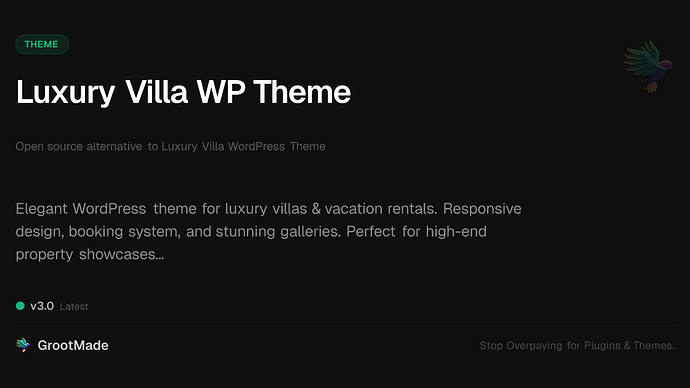 Luxury Villa WP Theme