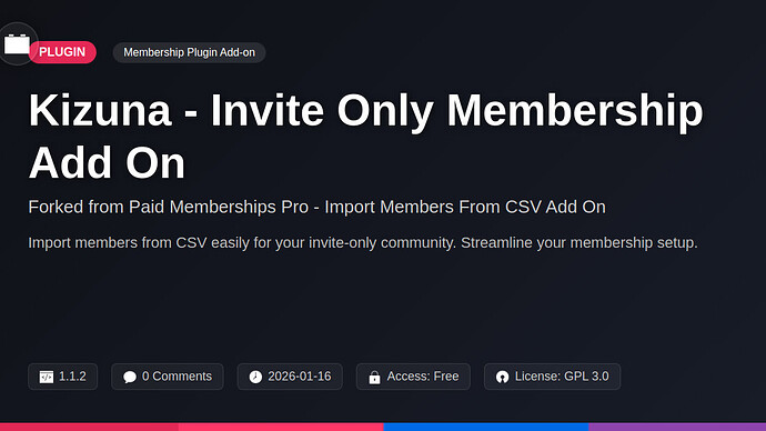 Elite Access Circle - Import Members From CSV Add On