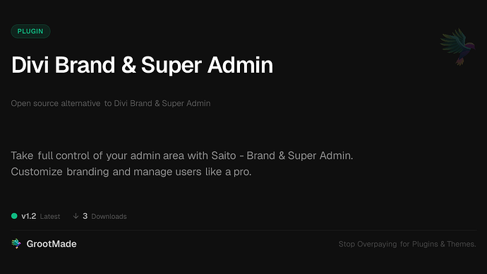 Divi Brand & Super Admin