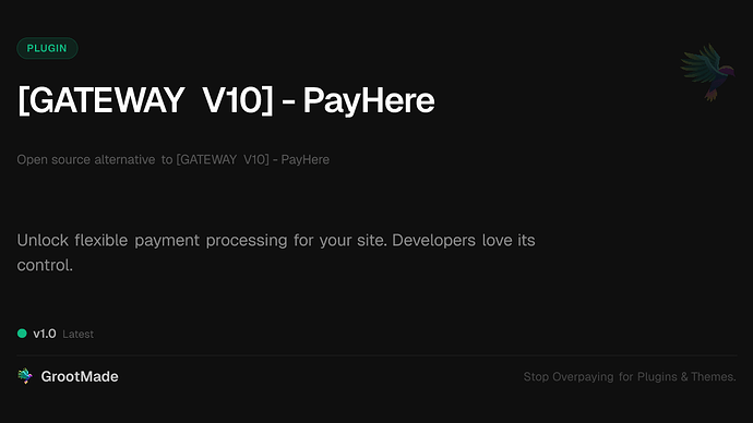 [GATEWAY V10] - PayHere