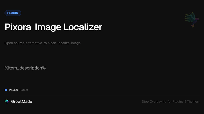 Pixora Image Localizer