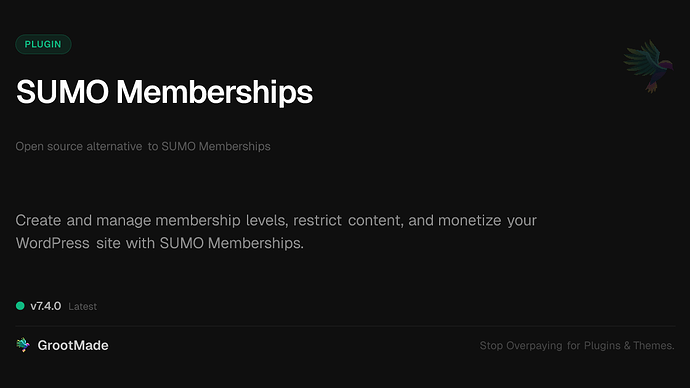 SUMO Memberships
