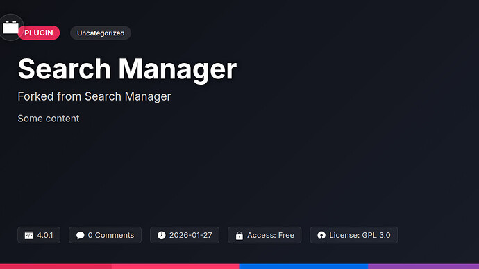 Search Manager