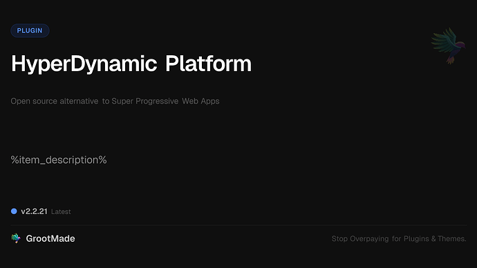 HyperDynamic Platform