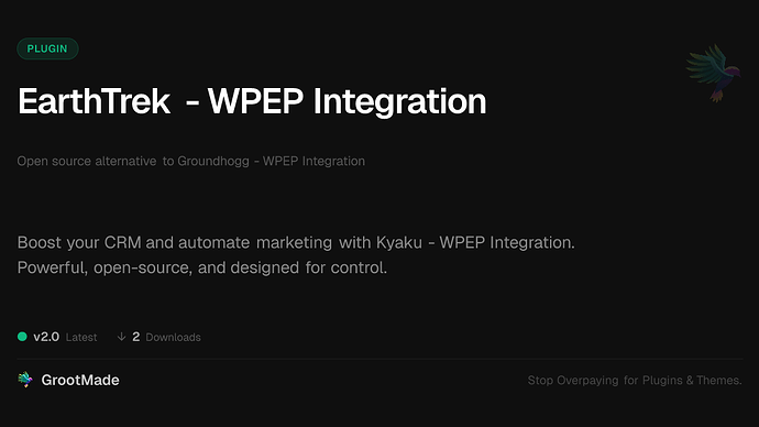 EarthTrek -  WPEP Integration