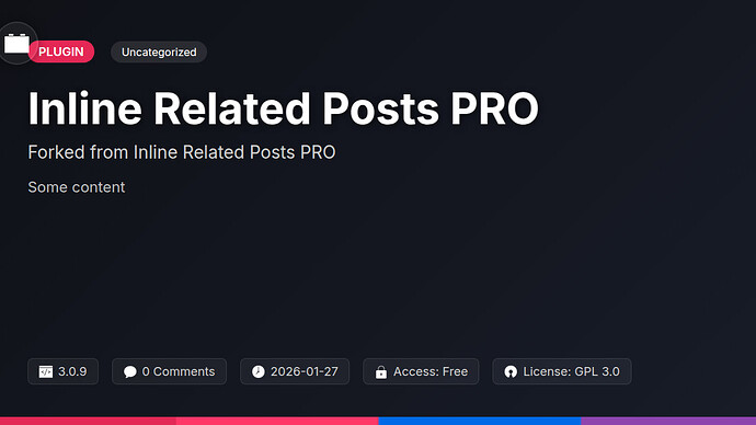 Inline Related Posts PRO