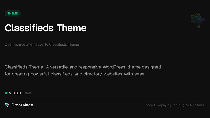Classifieds Theme
