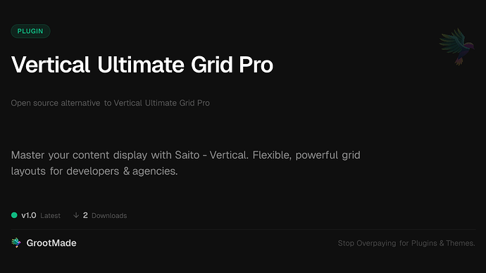 Vertical Ultimate Grid Pro