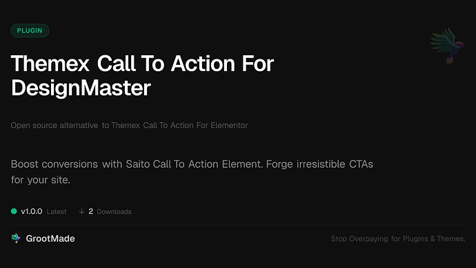 Themex Call To Action For DesignMaster