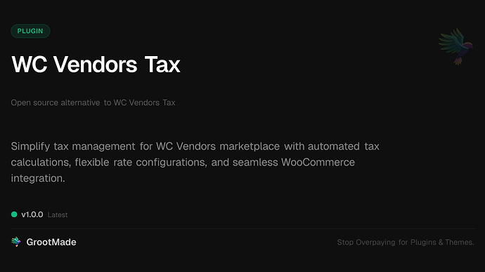 WC Vendors Tax