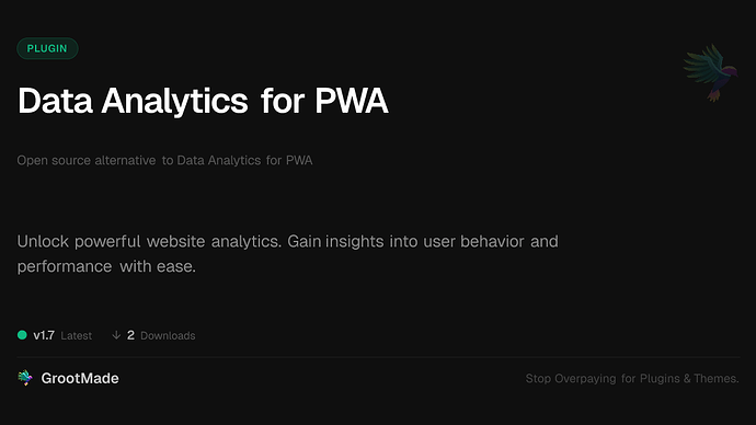Data Analytics for PWA