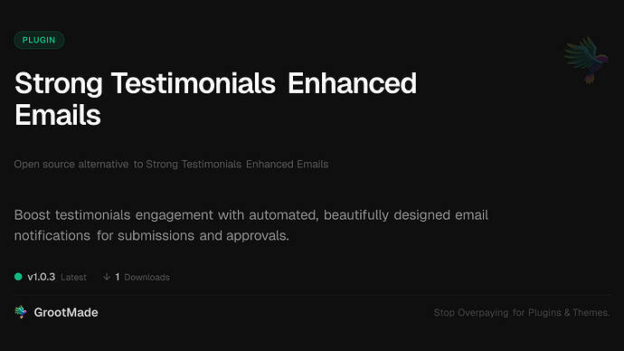 Strong Testimonials Enhanced Emails