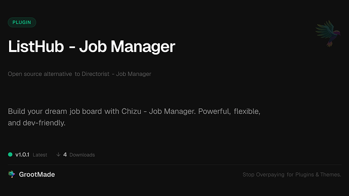 ListHub - Job Manager