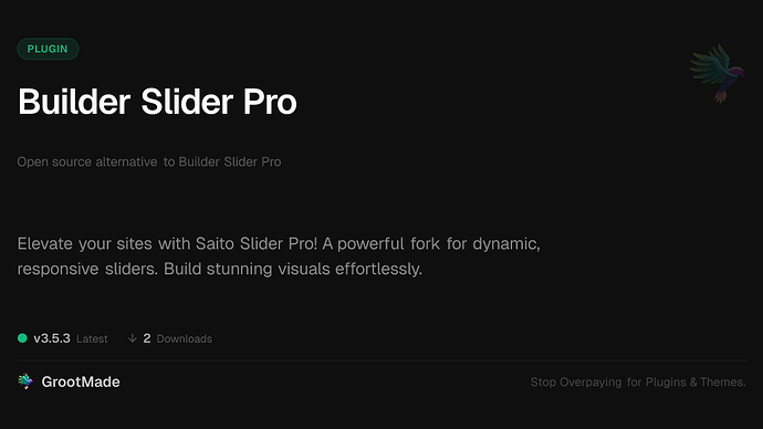 Builder Slider Pro