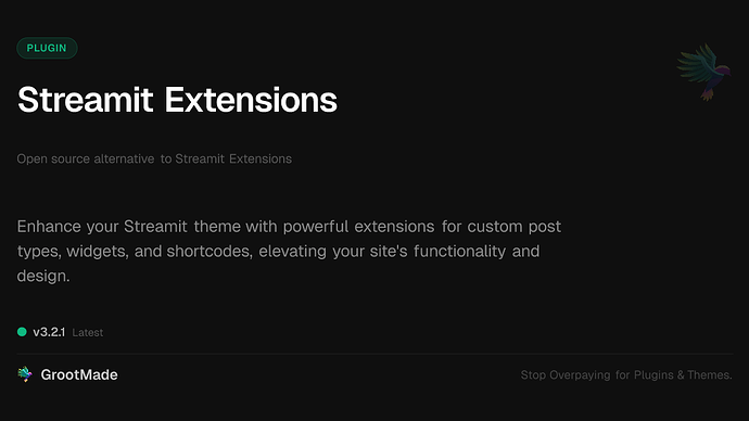 Streamit Extensions