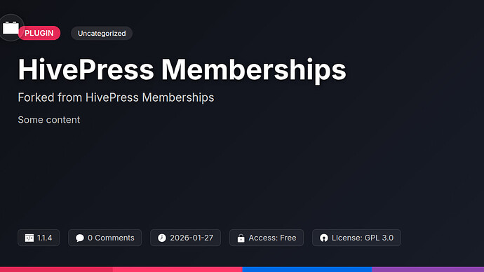 HivePress Memberships